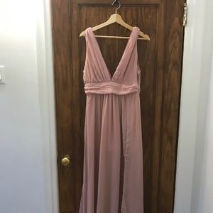 Dusty rose bridesmaid dress